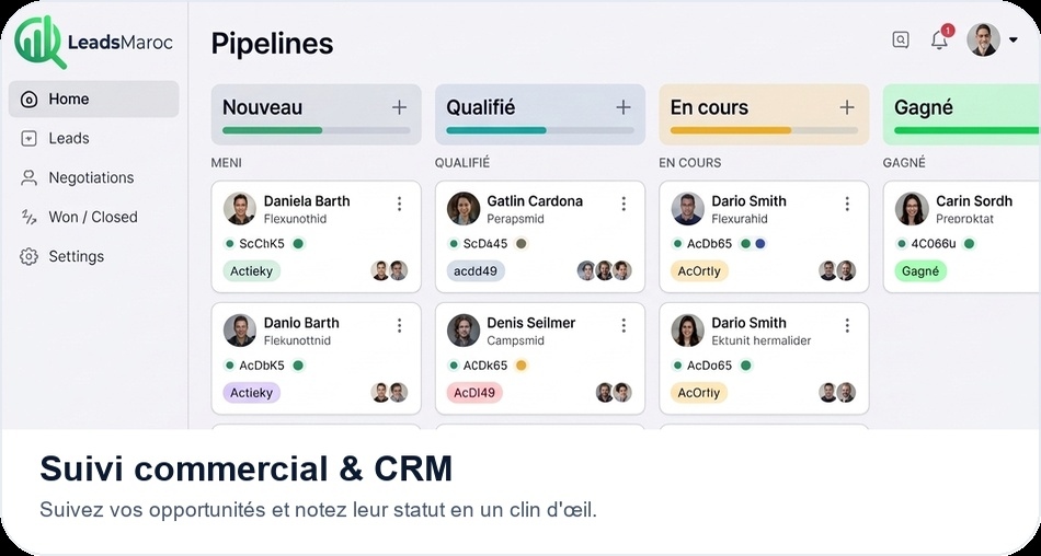 Suivi commercial & CRM