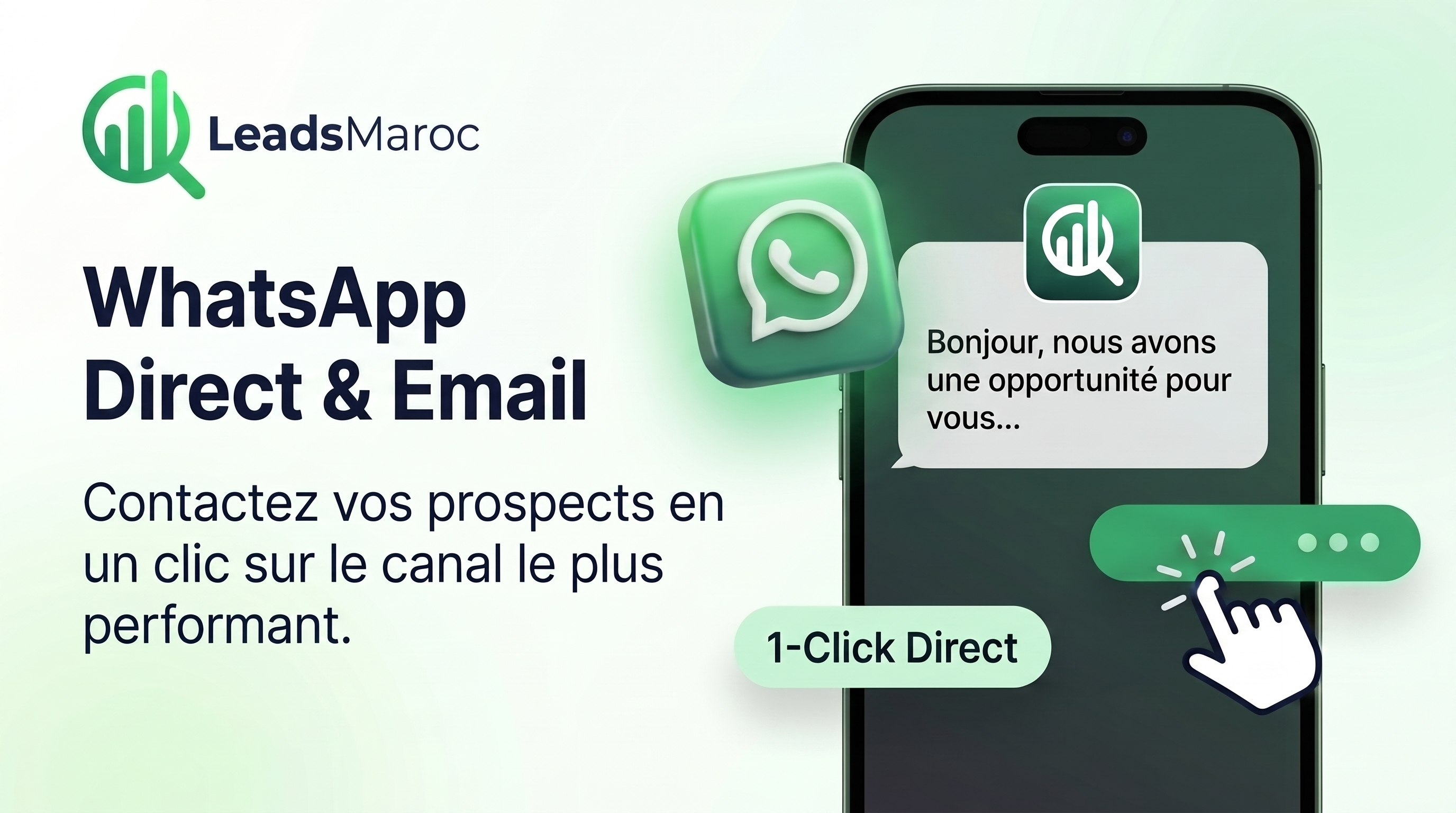 WhatsApp Direct & Email